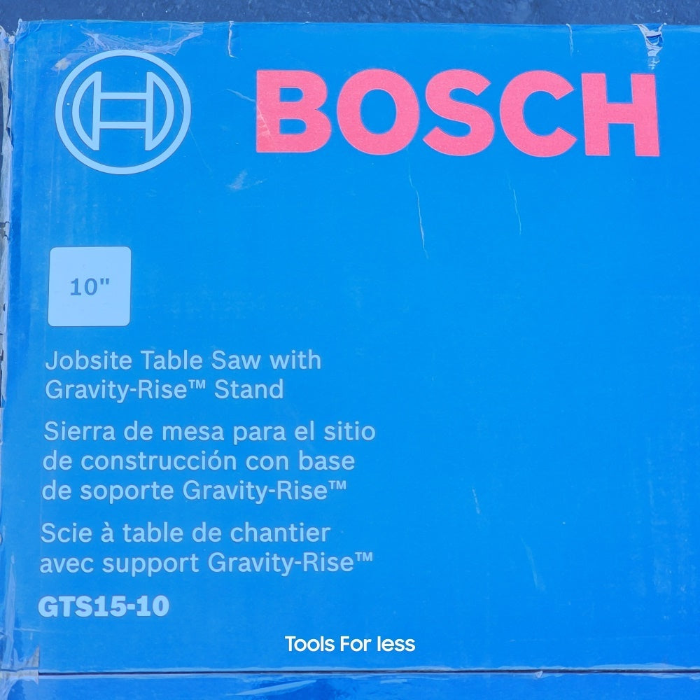 15 Amp Corded 10 in. Jobsite Table Saw with Gravity Rise Stand (GTS15-10) 15 Amp Corded 10 in. Jobsite Table Saw with Gravity Rise Stand (GTS15-10)